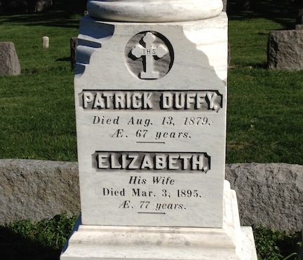 Close up Patrick and Elizabeth Duffy